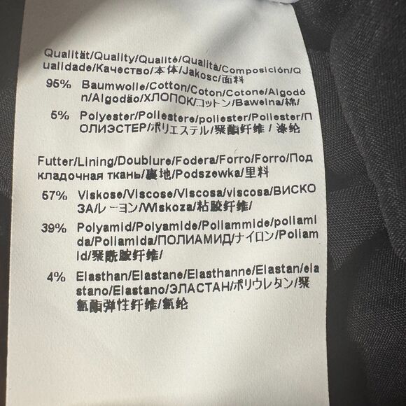 Hugo Boss "Ditania" Women's Size 4 Multi-Color Belted Short Sleeve Sheath Dress - Picture 13 of 13